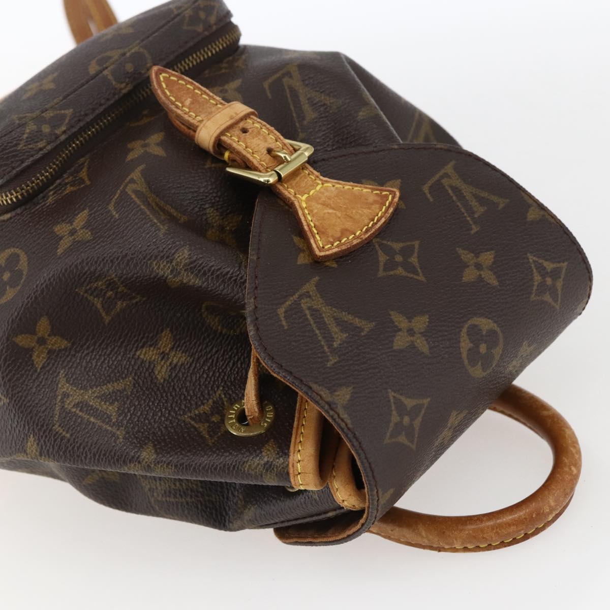 LOUIS VUITTON Monogram Montsouris PM Backpack M51137 LV Auth ka2457