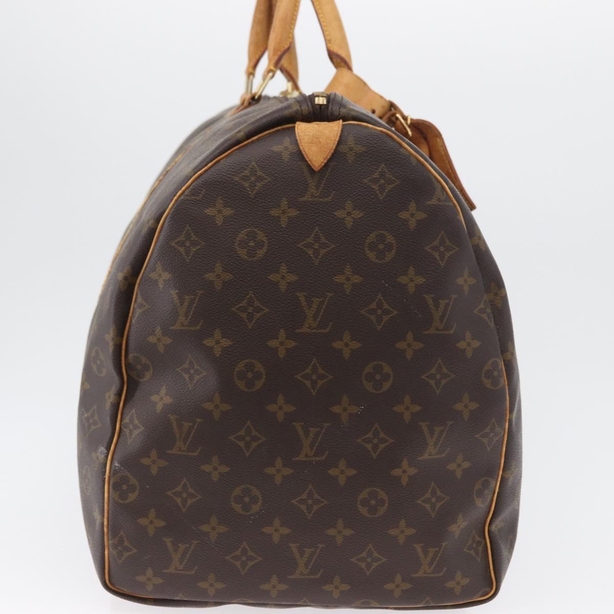 LOUIS VUITTON Monogram Keepall 60 Boston Bag M41422 LV Auth ka2464