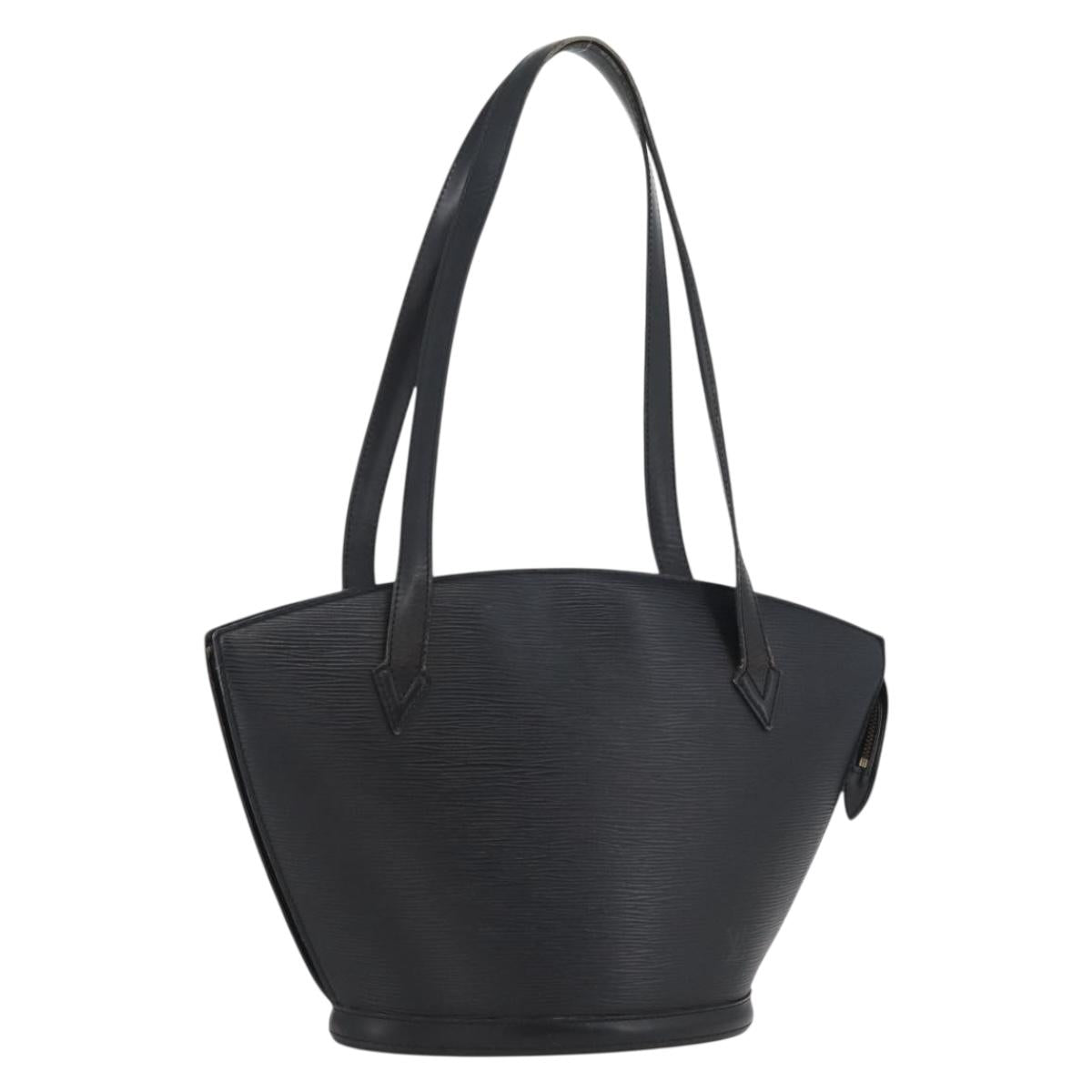 LOUIS VUITTON Epi Saint Jacques Shopping Bag Black M52272 LV Auth ka2469