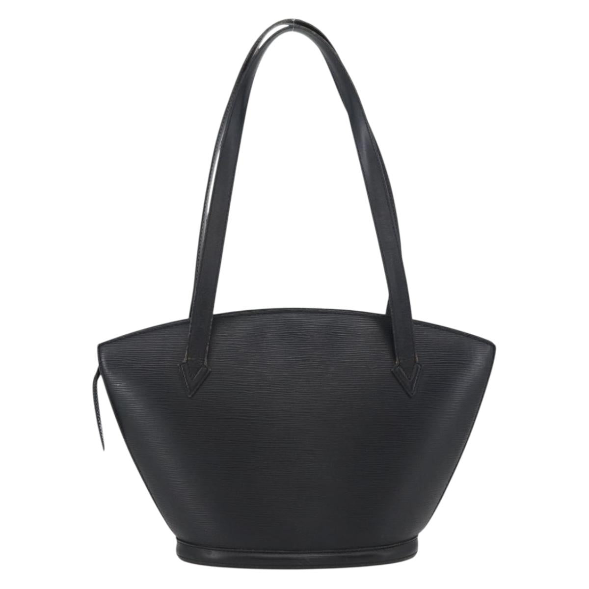 LOUIS VUITTON Epi Saint Jacques Shopping Bag Black M52272 LV Auth ka2469