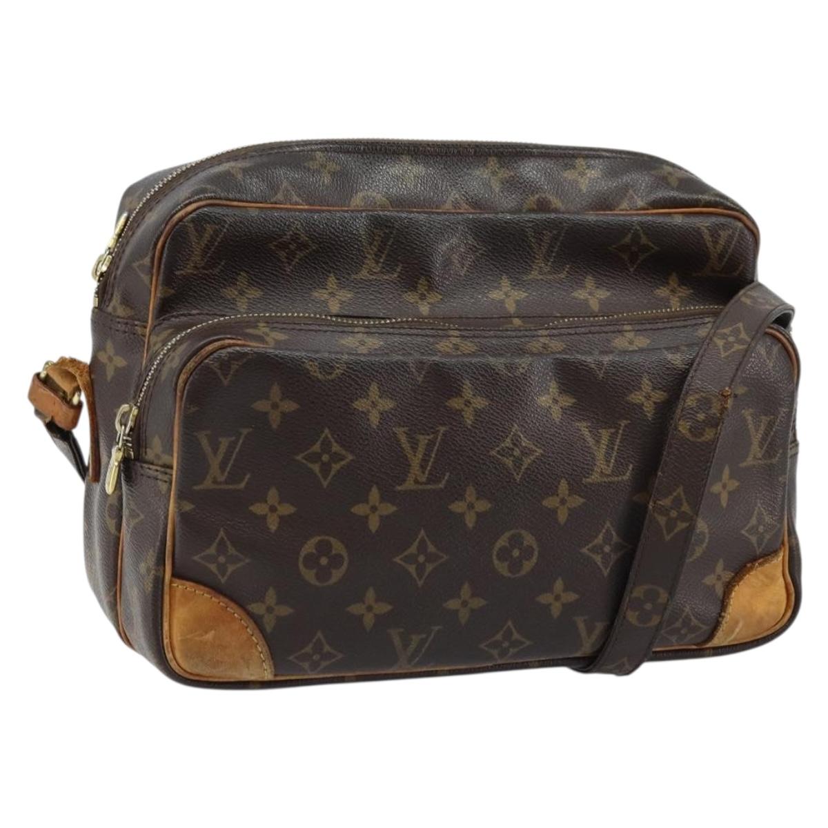 LOUIS VUITTON Monogram Nile Shoulder Bag M45244 LV Auth ka2470