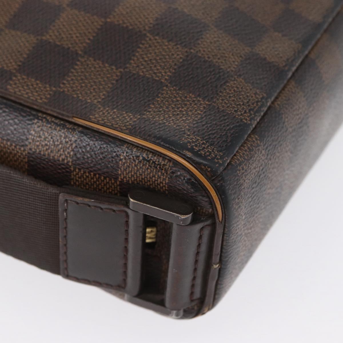 LOUIS VUITTON Damier Ebene Olaf PM Shoulder Bag N41442 LV Auth ka2472