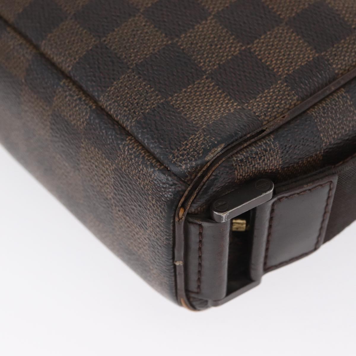 LOUIS VUITTON Damier Ebene Olaf PM Shoulder Bag N41442 LV Auth ka2472