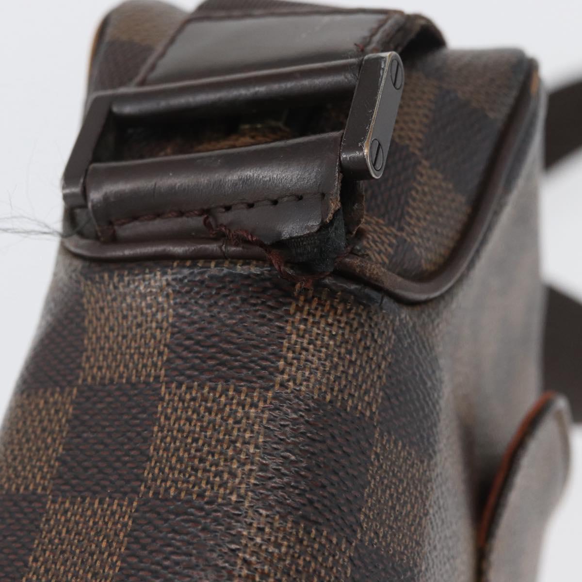 LOUIS VUITTON Damier Ebene Olaf PM Shoulder Bag N41442 LV Auth ka2472
