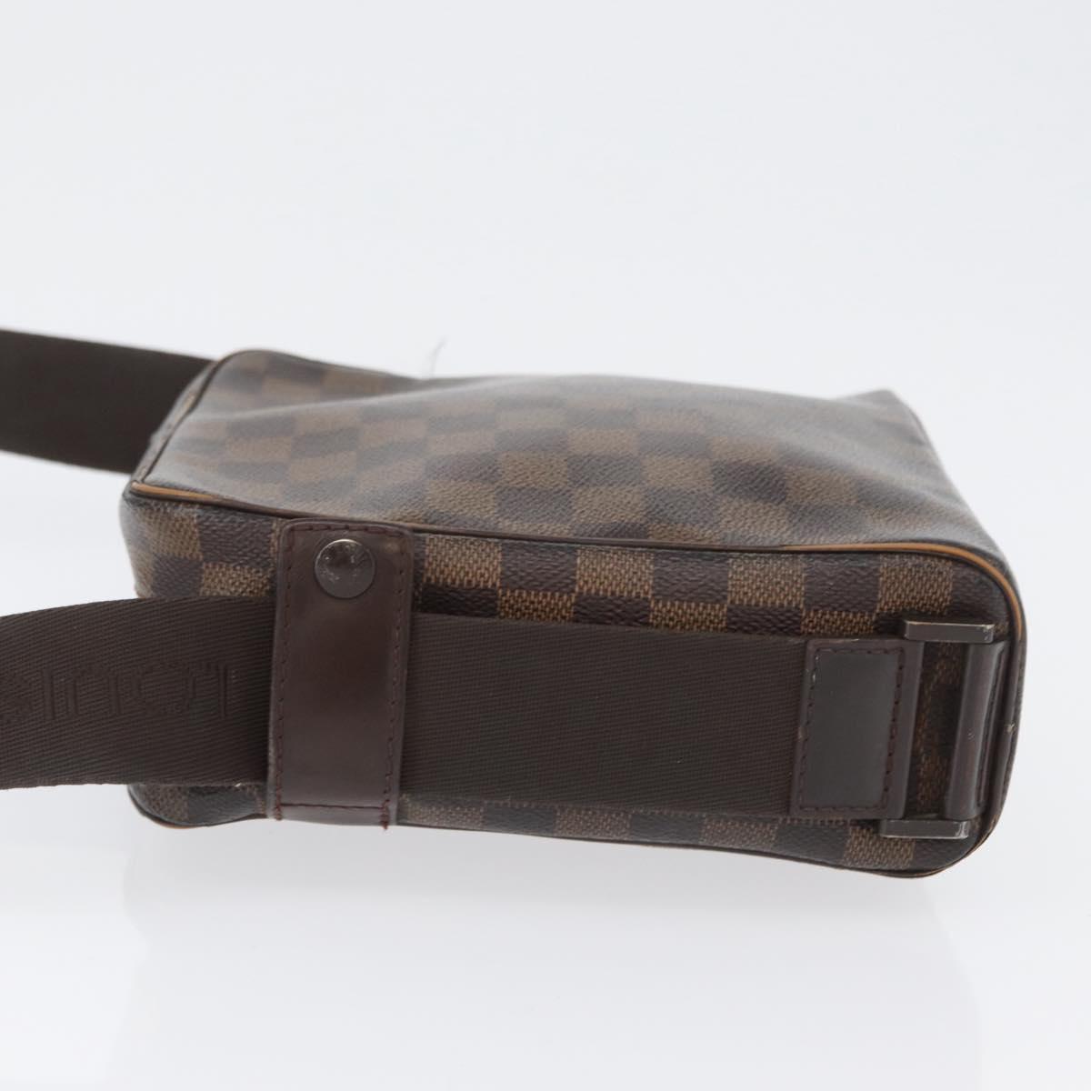 LOUIS VUITTON Damier Ebene Olaf PM Shoulder Bag N41442 LV Auth ka2472