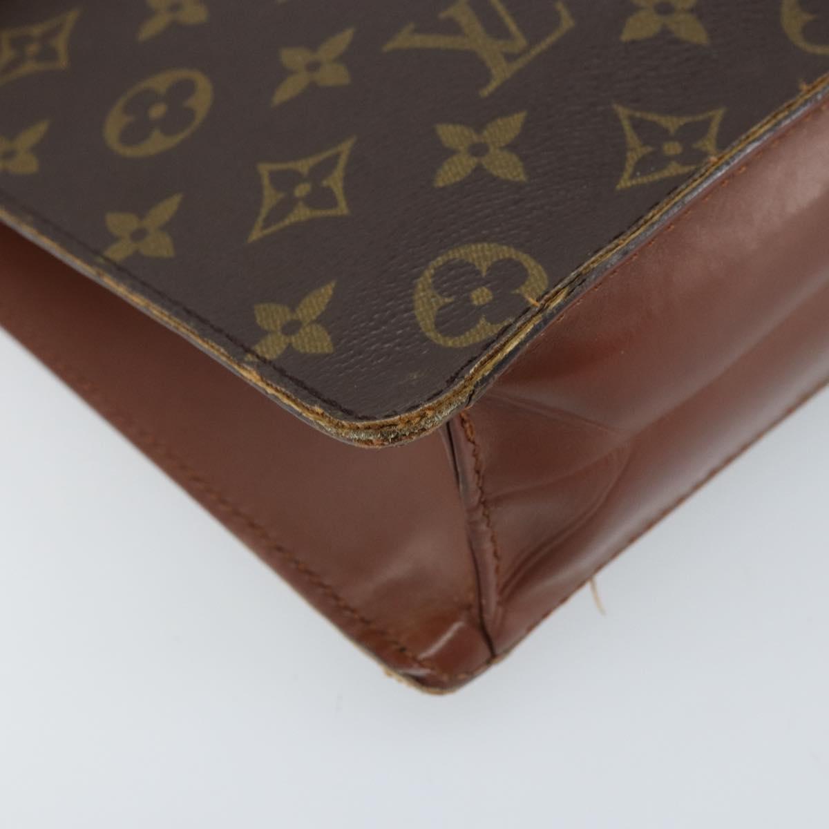 LOUIS VUITTON Monogram Porte Documents Bandouliere Bag M53338 LV Auth ka2476