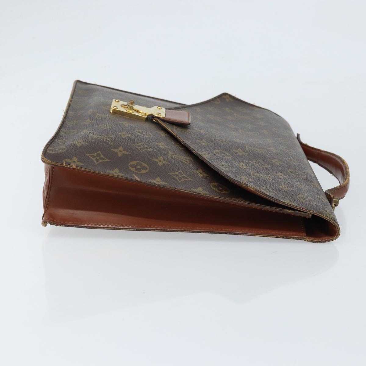 LOUIS VUITTON Monogram Porte Documents Bandouliere Bag M53338 LV Auth ka2476