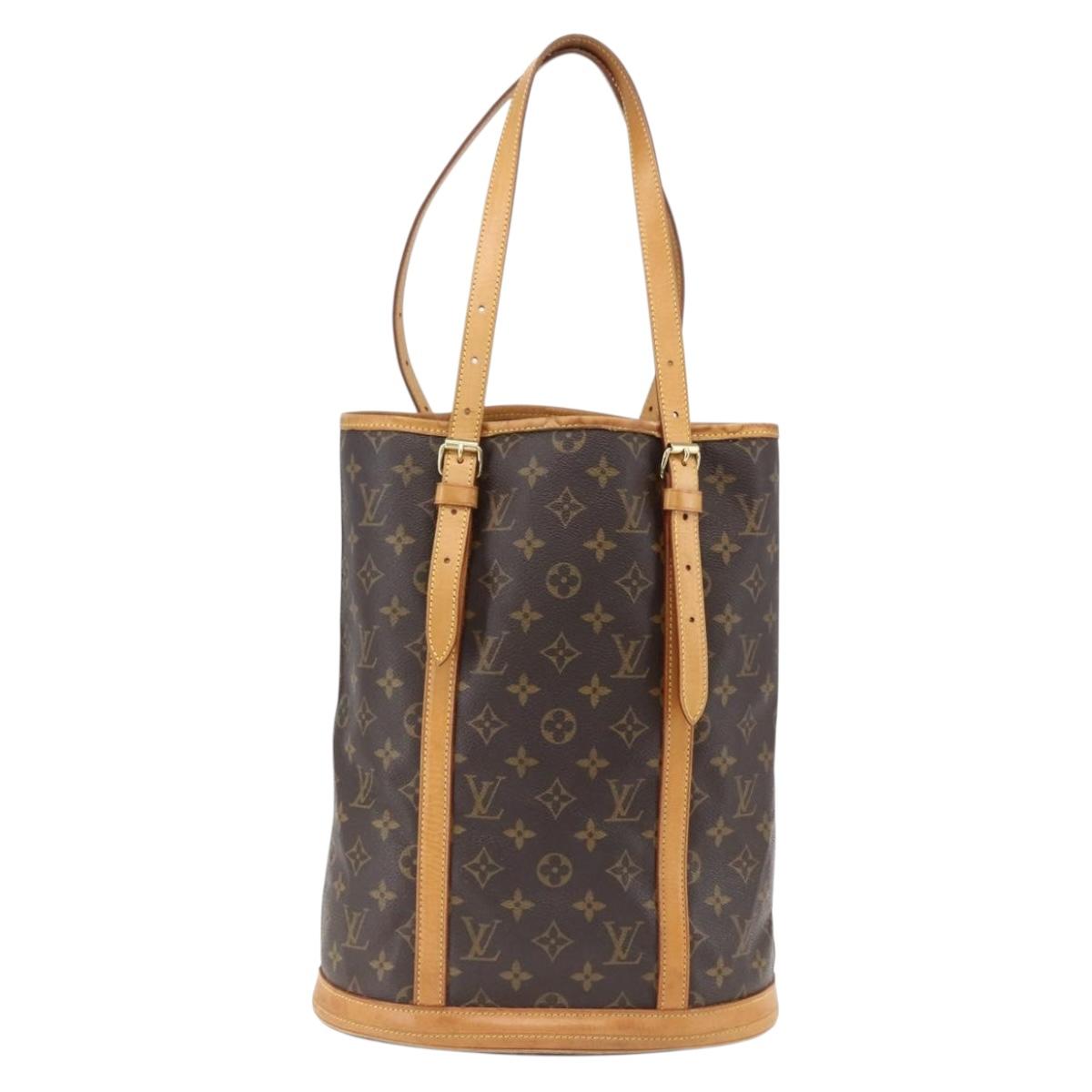 LOUIS VUITTON Monogram Bucket GM Shoulder Bag M42236 LV Auth ka2478