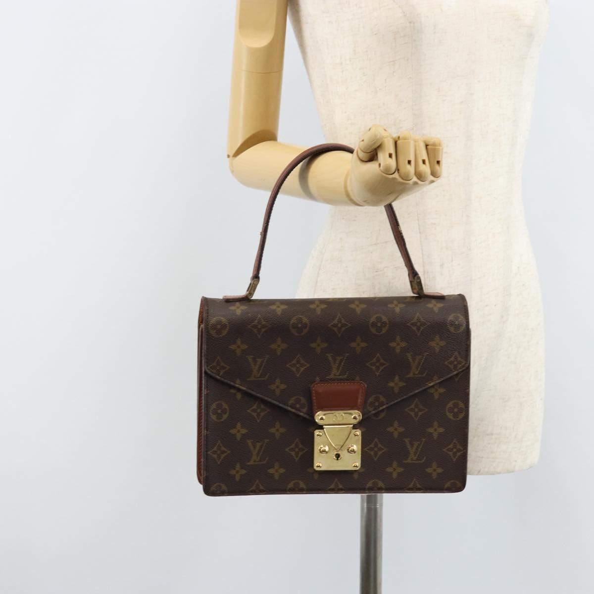 LOUIS VUITTON Monogram Concorde Hand Bag M51190 LV Auth ka2479