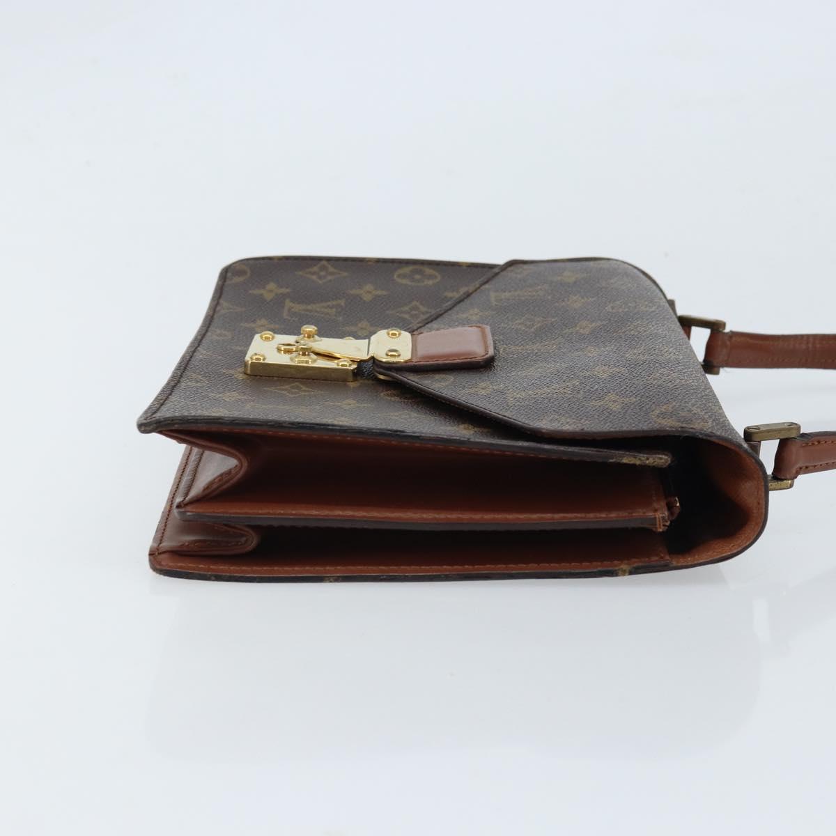 LOUIS VUITTON Monogram Concorde Hand Bag M51190 LV Auth ka2479