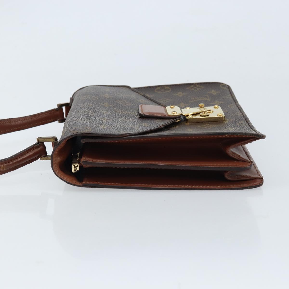 LOUIS VUITTON Monogram Concorde Hand Bag M51190 LV Auth ka2479