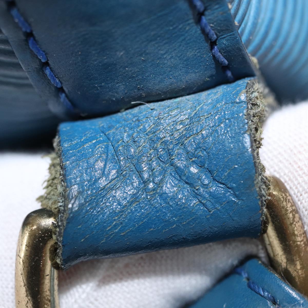 LOUIS VUITTON Epi Noe Shoulder Bag Toledo Blue M44005 LV Auth ka249