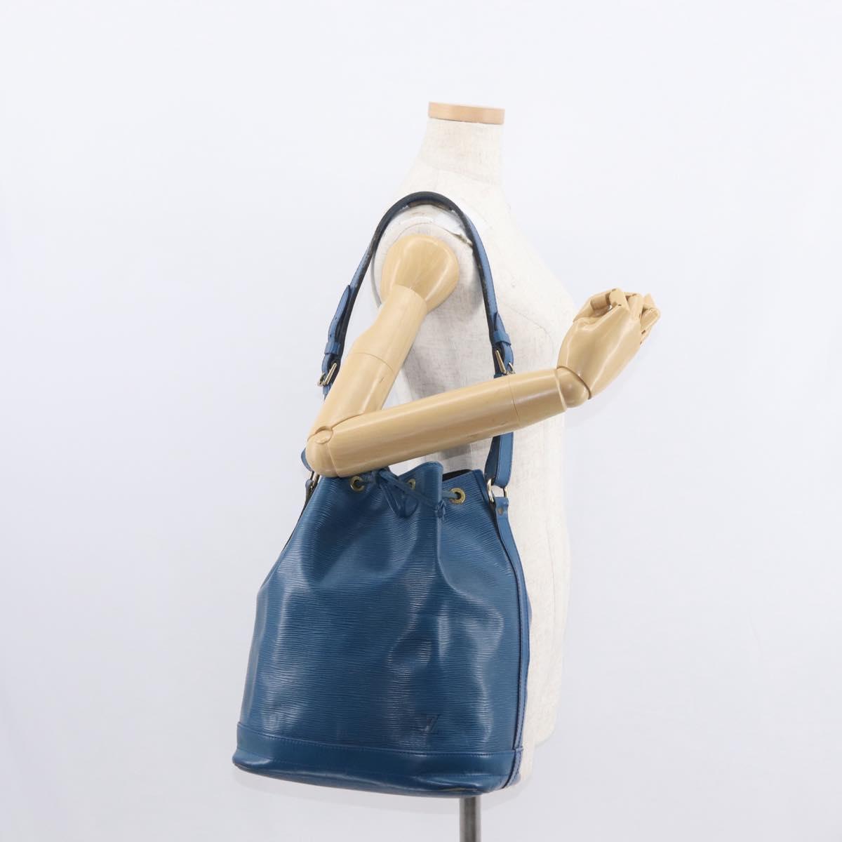 LOUIS VUITTON Epi Noe Shoulder Bag Toledo Blue M44005 LV Auth ka249