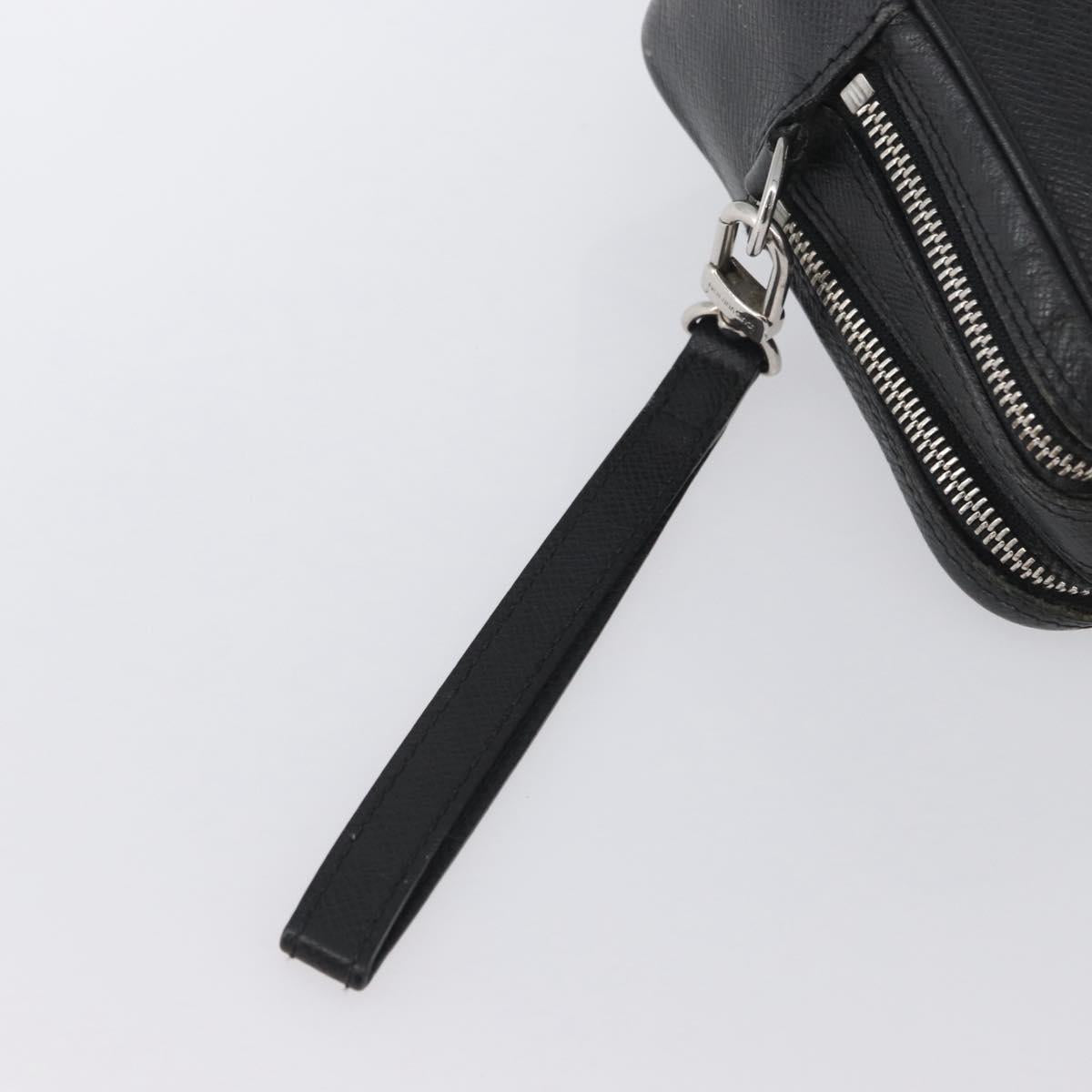 LOUIS VUITTON Taiga Pavel Clutch Bag Ardoise M31142 LV Auth ka2492