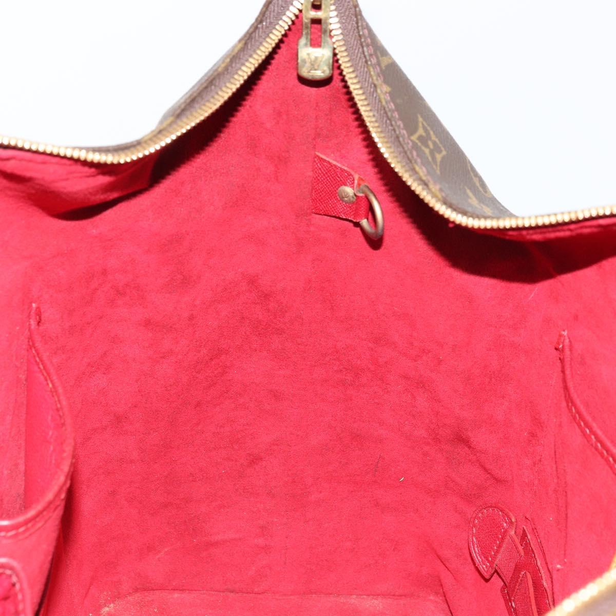 LOUIS VUITTON Monogram Sharon Stone Amphor Three Bag M47275 LV Auth ka2501
