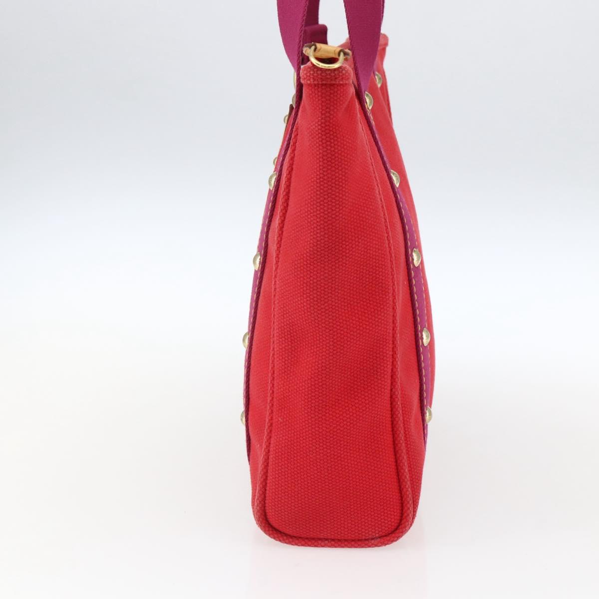 LOUIS VUITTON Antigua Cabas MM Tote Bag Red M40034 LV Auth ka2506