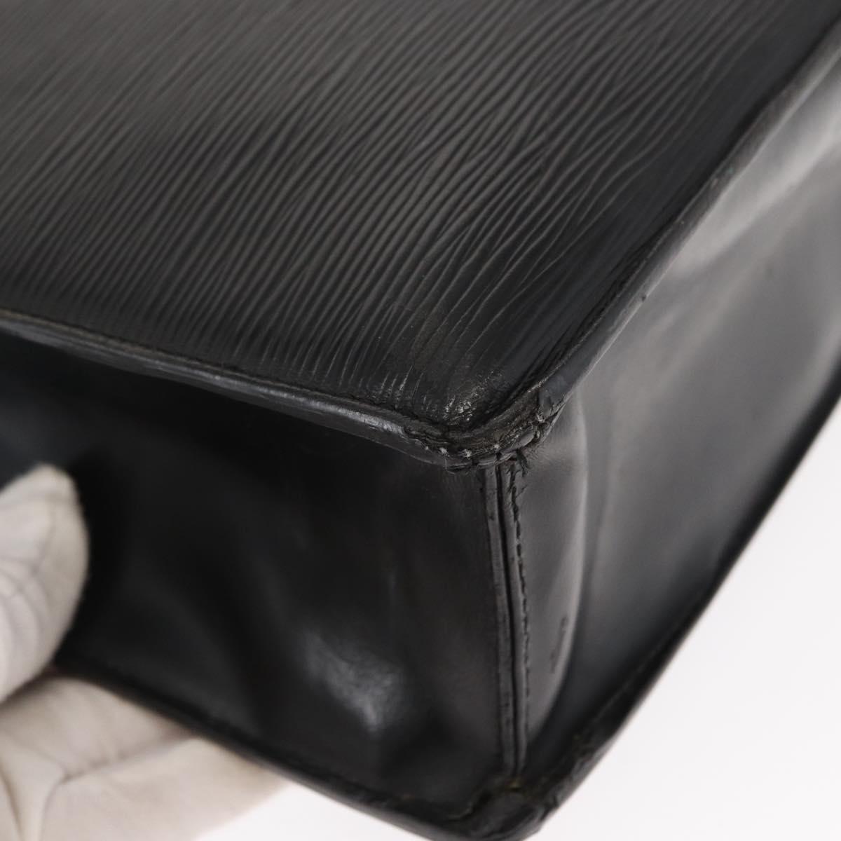 LOUIS VUITTON Epi Sac Plat Hand Bag Black M59082 LV Auth ka251