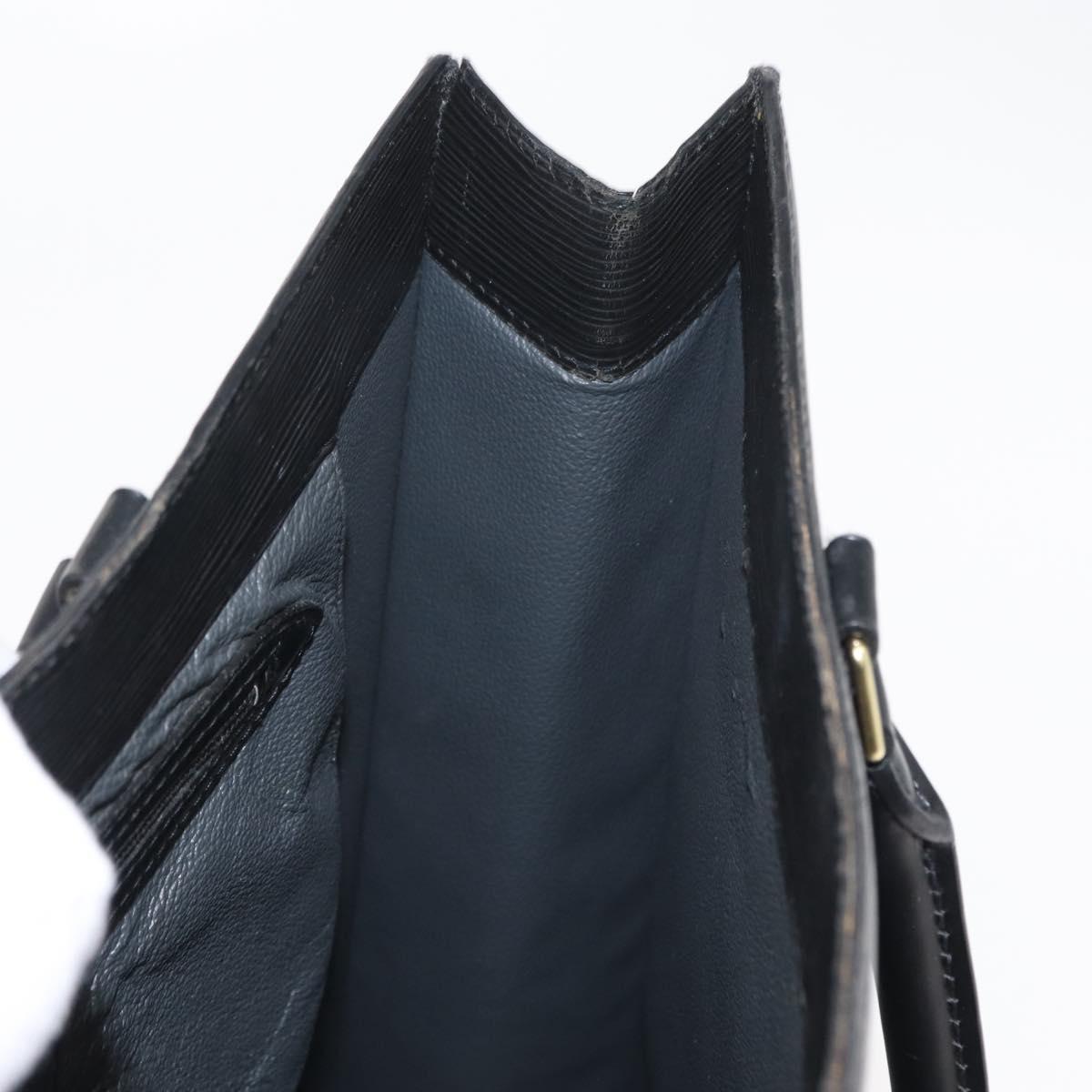 LOUIS VUITTON Epi Sac Plat Hand Bag Black M59082 LV Auth ka251