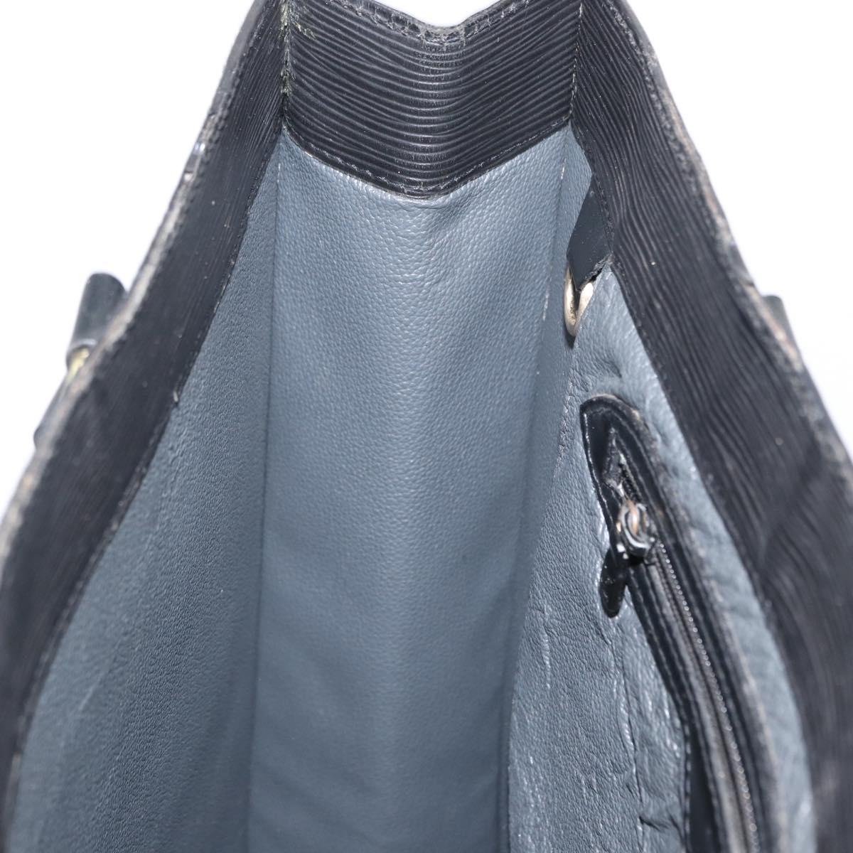 LOUIS VUITTON Epi Sac Plat Hand Bag Black M59082 LV Auth ka251