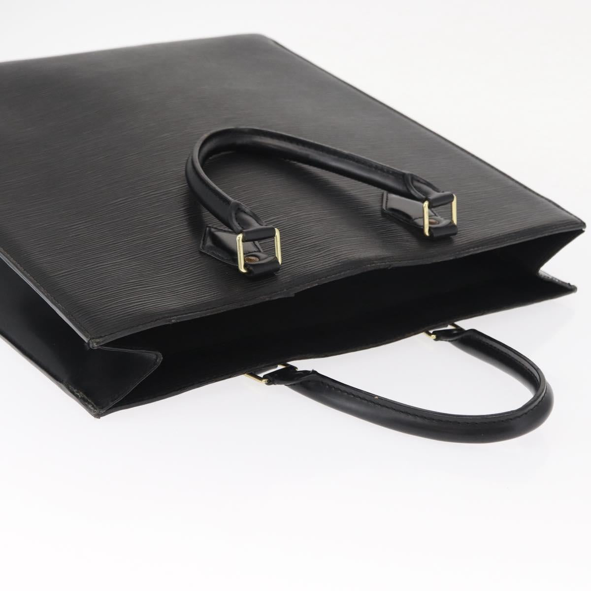 LOUIS VUITTON Epi Sac Plat Hand Bag Black M59082 LV Auth ka251