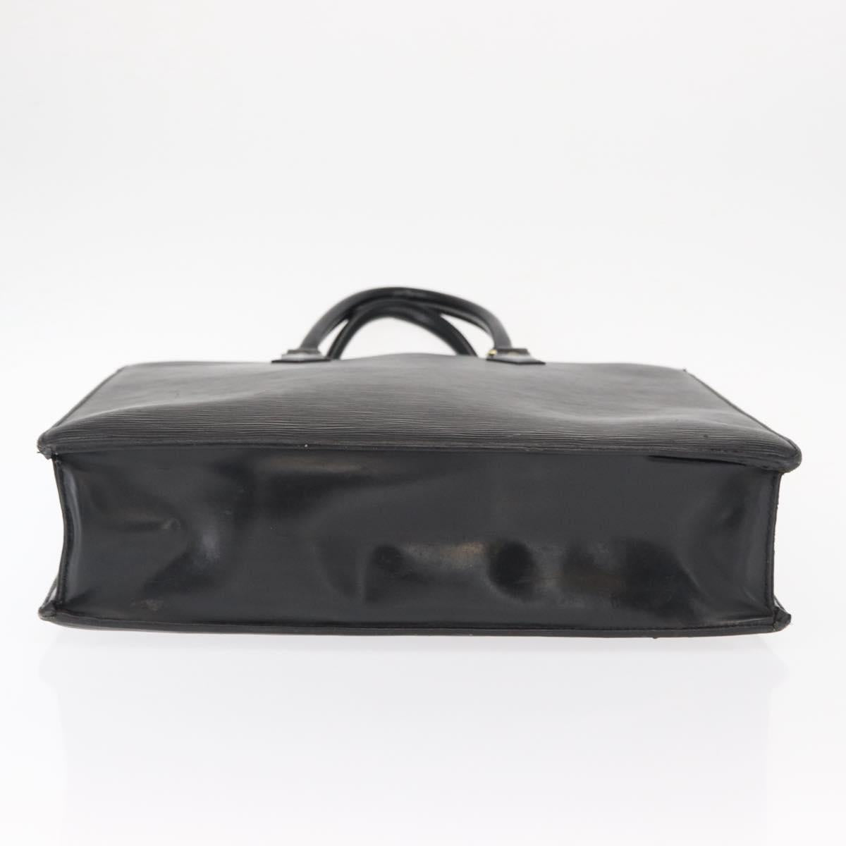 LOUIS VUITTON Epi Sac Plat Hand Bag Black M59082 LV Auth ka251