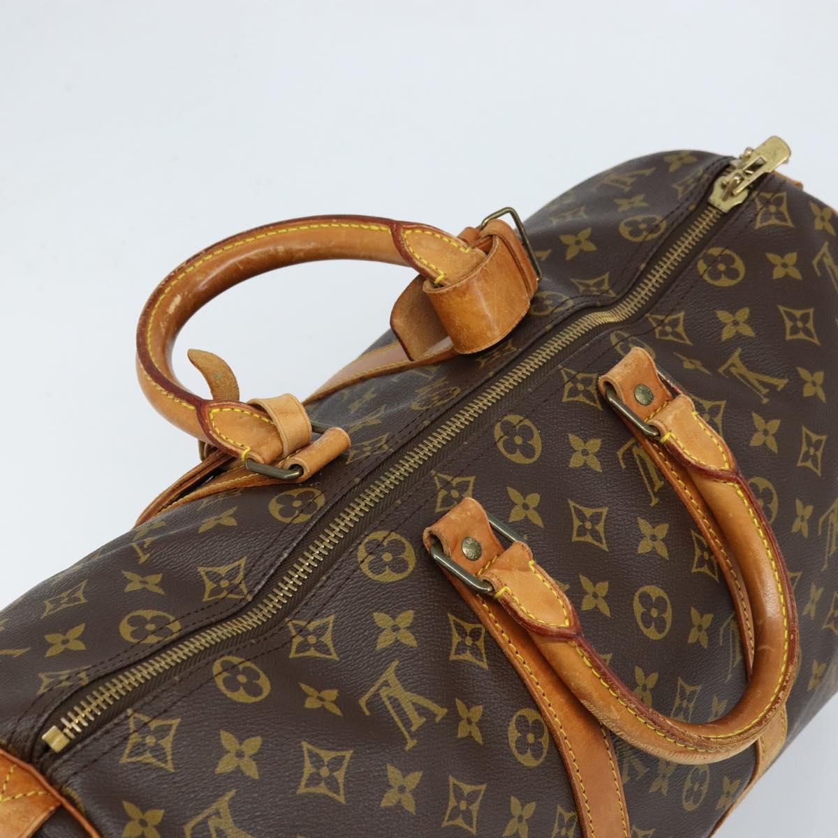 LOUIS VUITTON Monogram Keepall 45 Boston Bag M41428 LV Auth ka2514