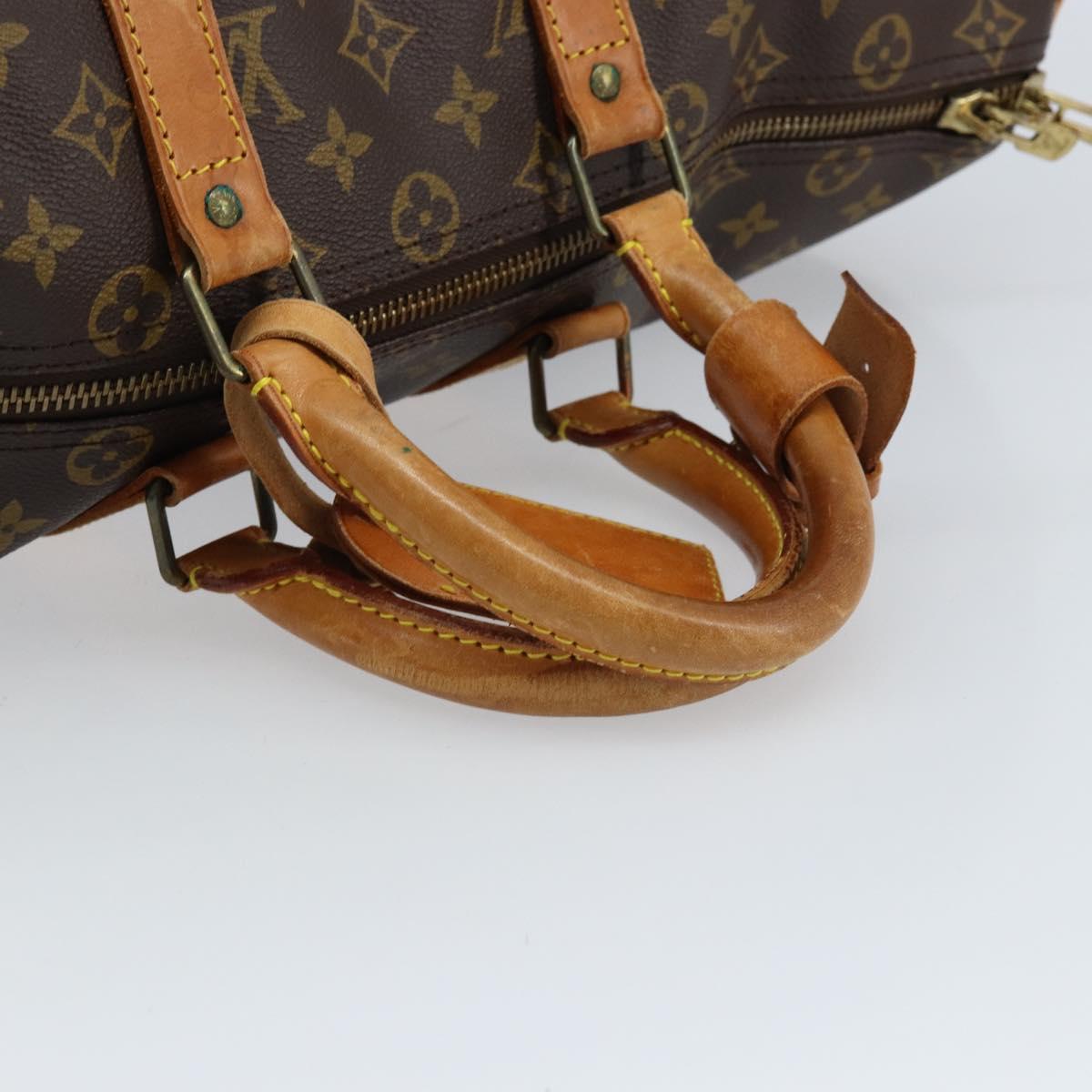 LOUIS VUITTON Monogram Keepall 45 Boston Bag M41428 LV Auth ka2514