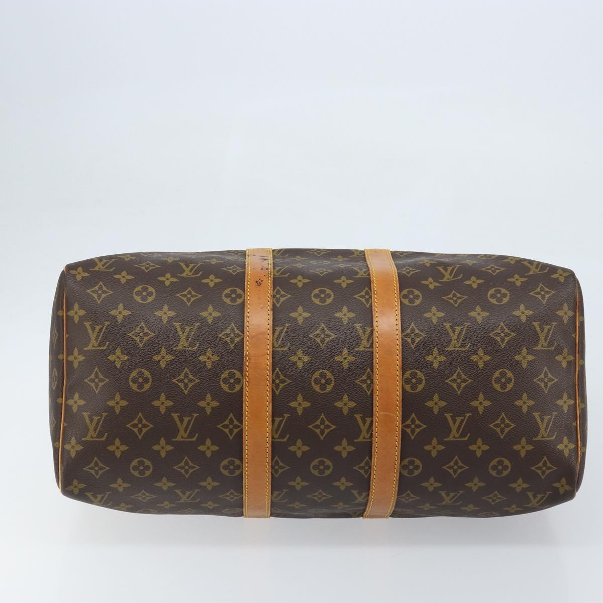 LOUIS VUITTON Monogram Keepall 45 Boston Bag M41428 LV Auth ka2514