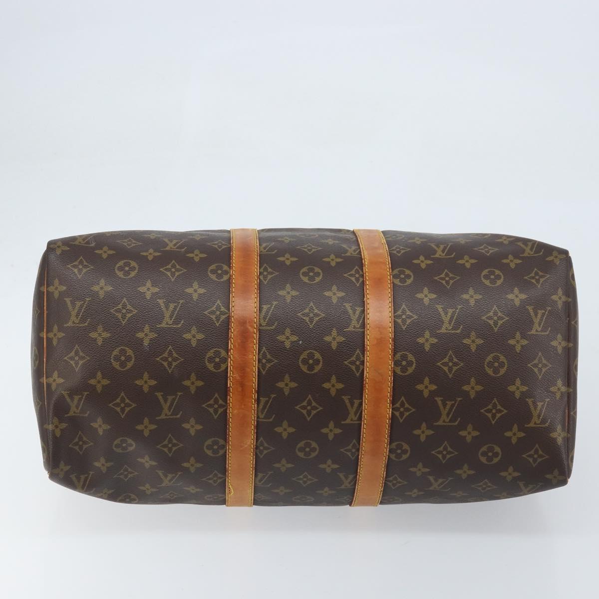 LOUIS VUITTON Monogram Keepall 45 Boston Bag M41428 LV Auth ka2519