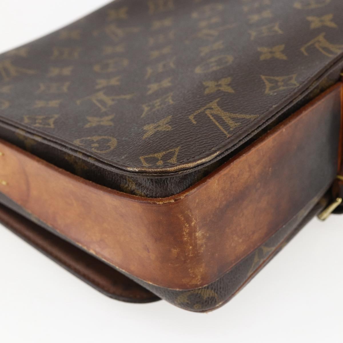 LOUIS VUITTON Monogram Cartouchiere GM Shoulder Bag M51252 LV Auth ka2521