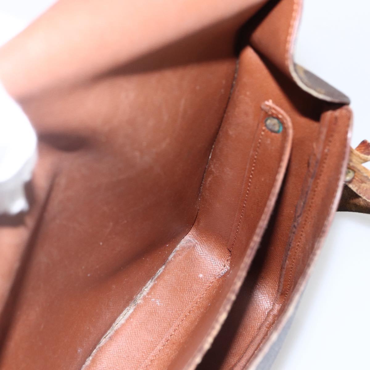 LOUIS VUITTON Monogram Cartouchiere GM Shoulder Bag M51252 LV Auth ka2521