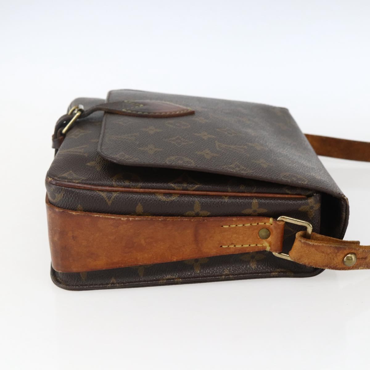LOUIS VUITTON Monogram Cartouchiere GM Shoulder Bag M51252 LV Auth ka2521
