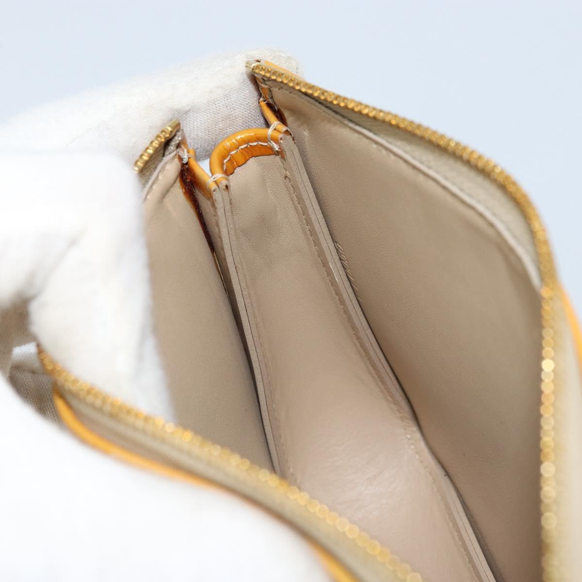 LOUIS VUITTON Monogram Vernis Lexington Pouch Beige M91010 LV Auth ka2523