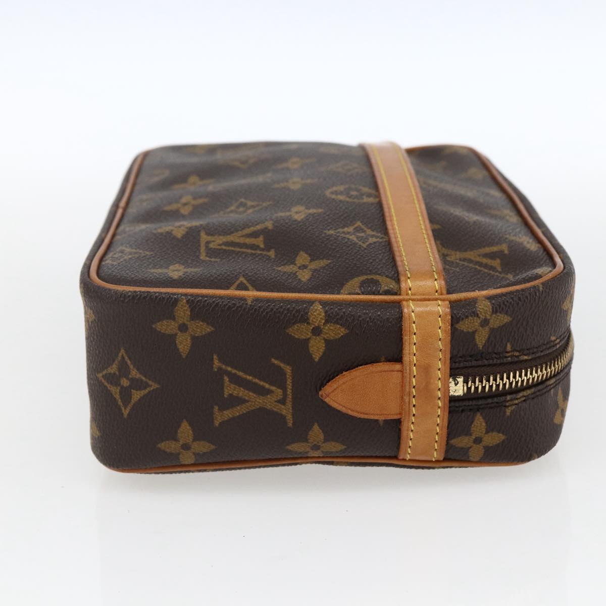 LOUIS VUITTON Monogram Compiegne 23 Clutch Bag M51847 LV Auth ka2525