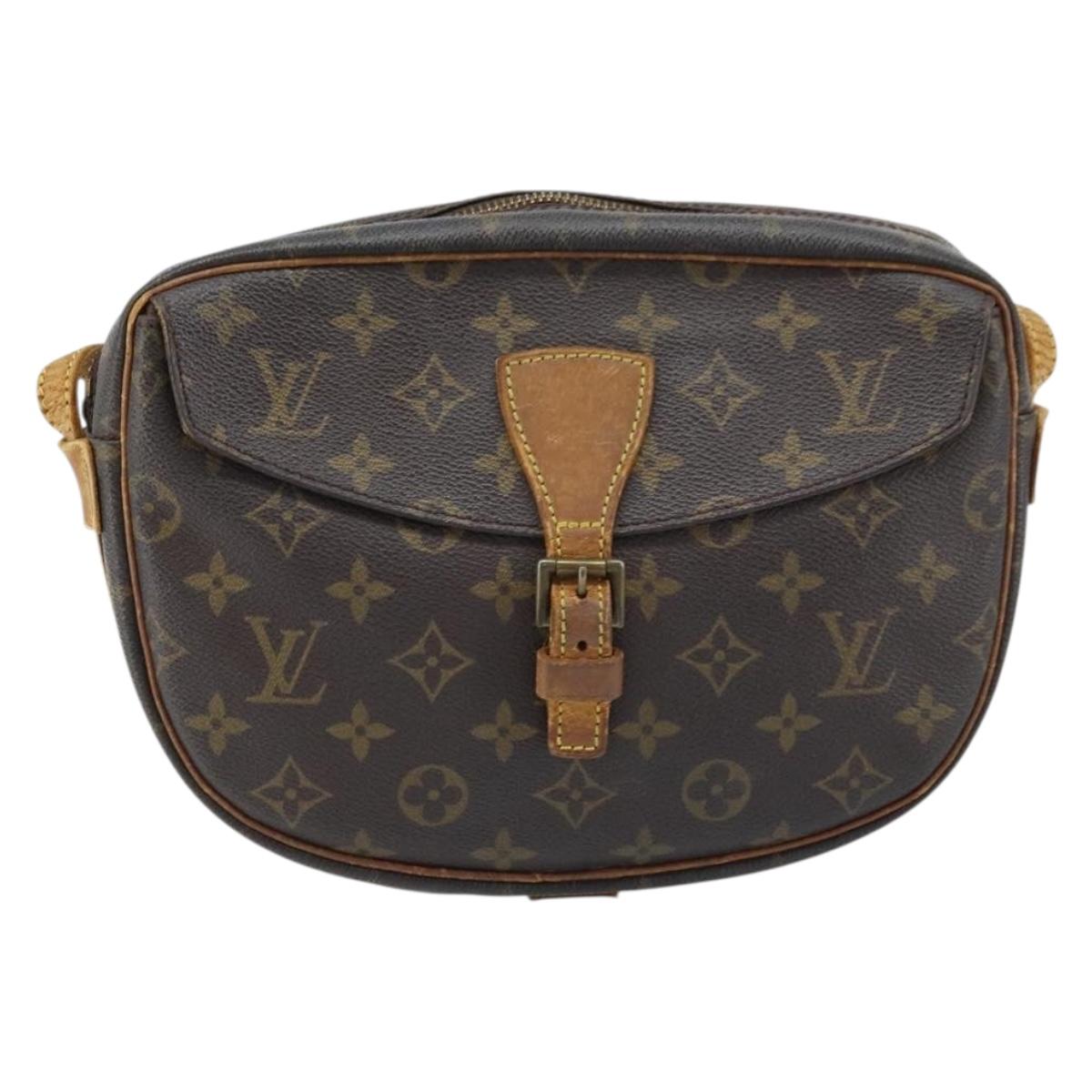 LOUIS VUITTON Monogram Jeune Fille MM Shoulder Bag M51226 LV Auth ka2531