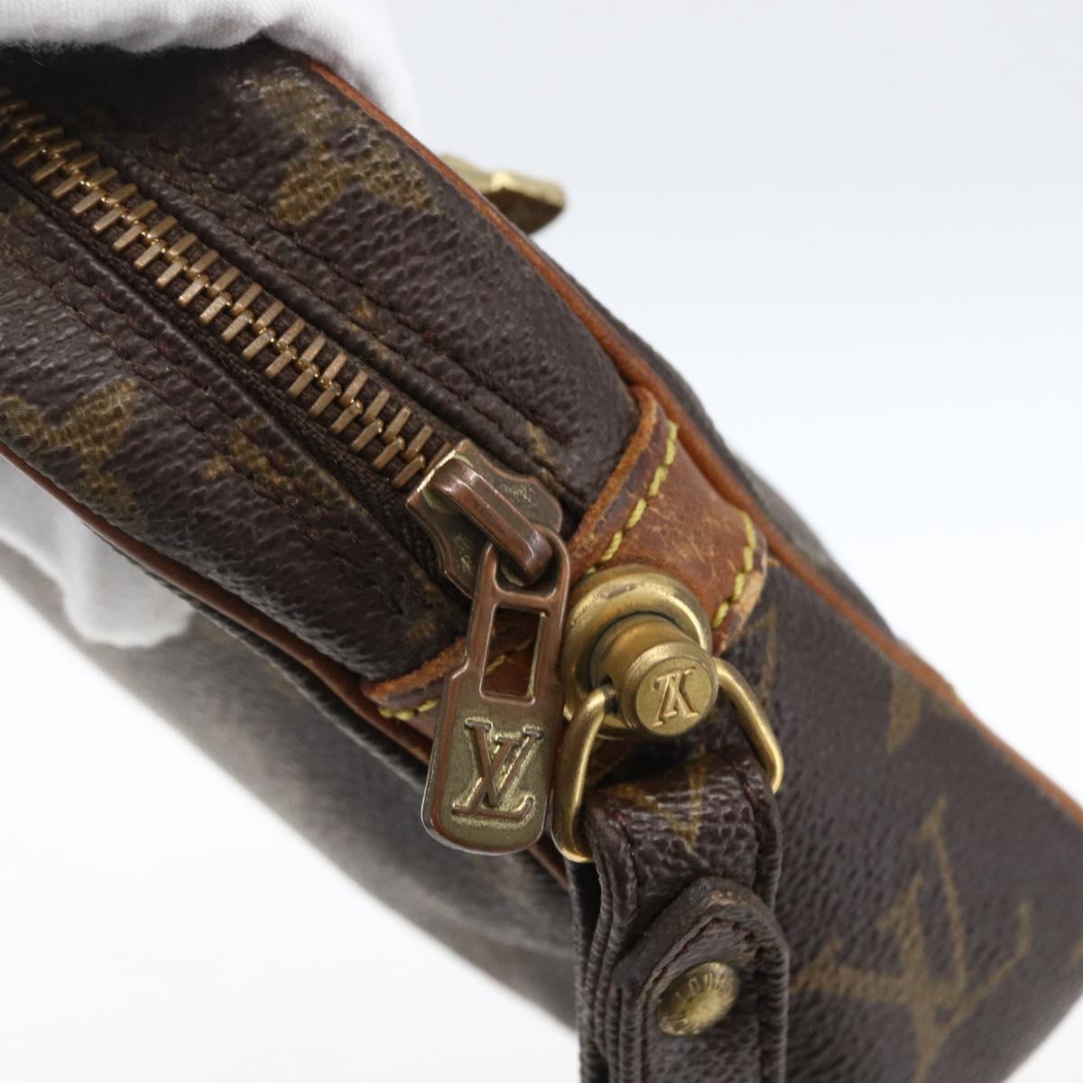 LOUIS VUITTON Monogram Marly Dragonne GM Clutch Bag M51825 LV Auth ka2532