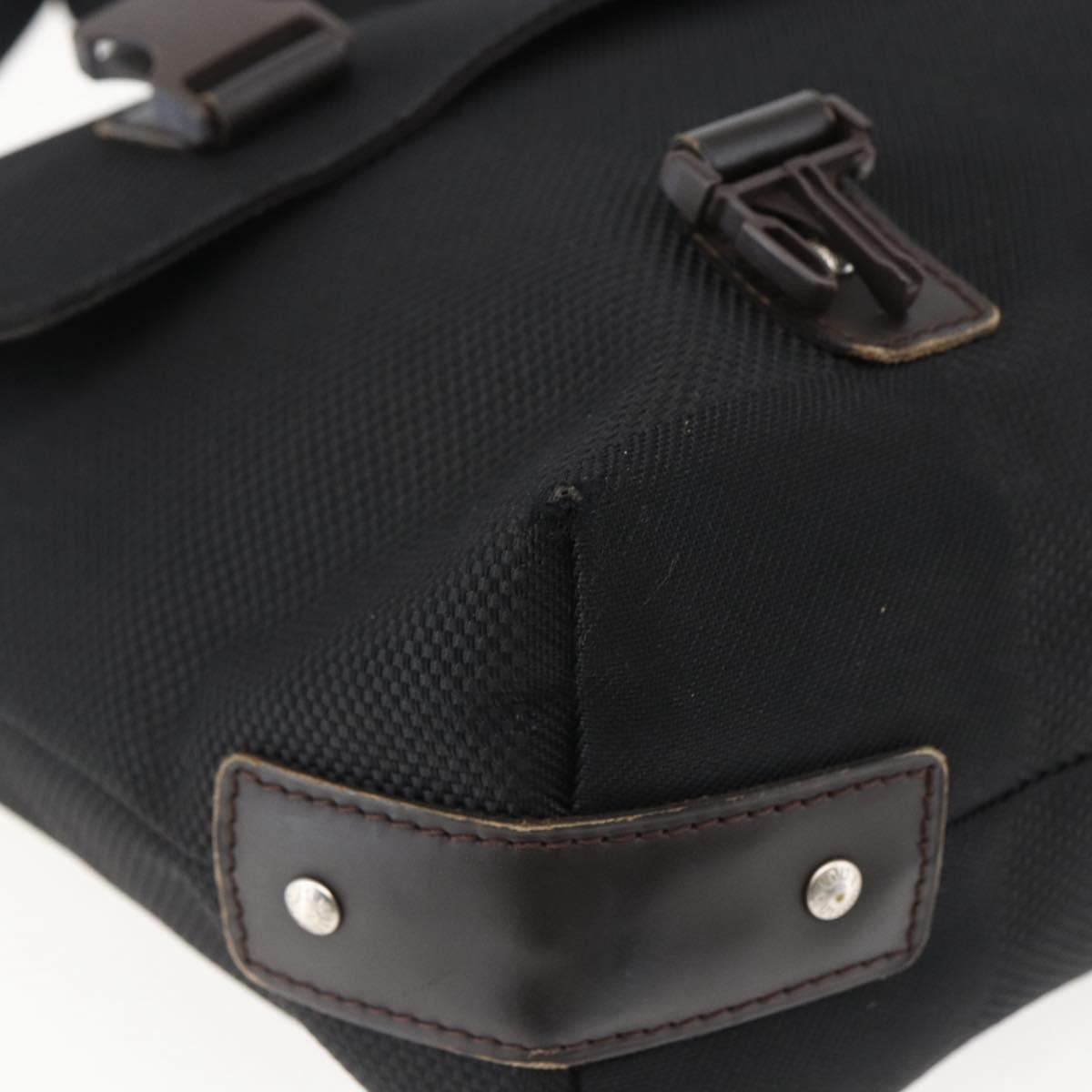 LOUIS VUITTON Damier Geant Roux Shoulder Bag Black M93079 LV Auth ka2536