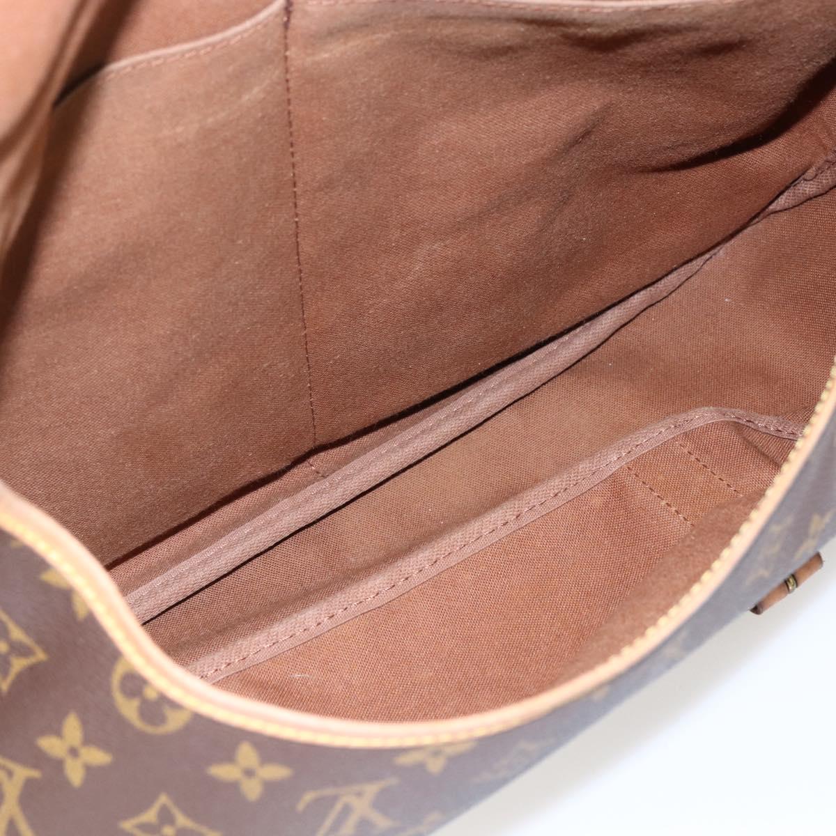 LOUIS VUITTON Monogram Saumur 43 Shoulder Bag M42252 LV Auth ka2537