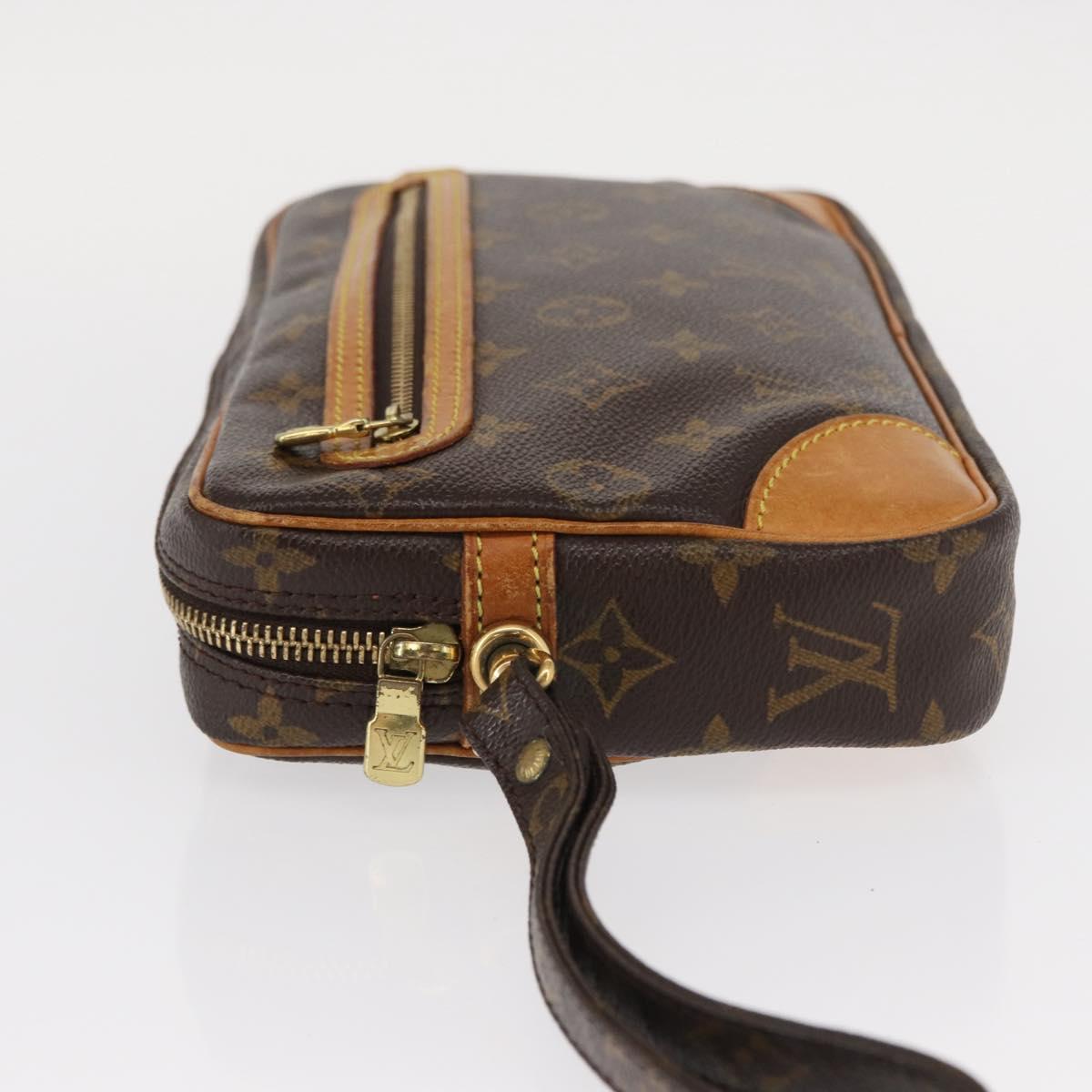 LOUIS VUITTON Monogram Marly Dragonne GM Clutch Bag M51825 LV Auth ka254