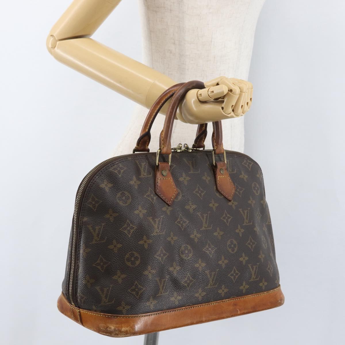 LOUIS VUITTON Monogram Alma Hand Bag M51130 LV Auth ka2547
