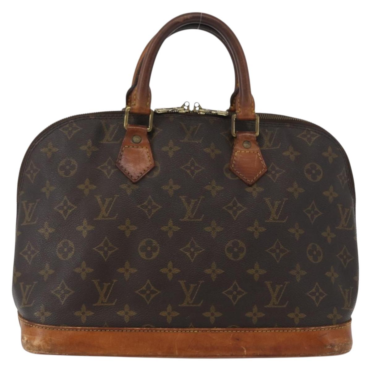 LOUIS VUITTON Monogram Alma Hand Bag M51130 LV Auth ka2547