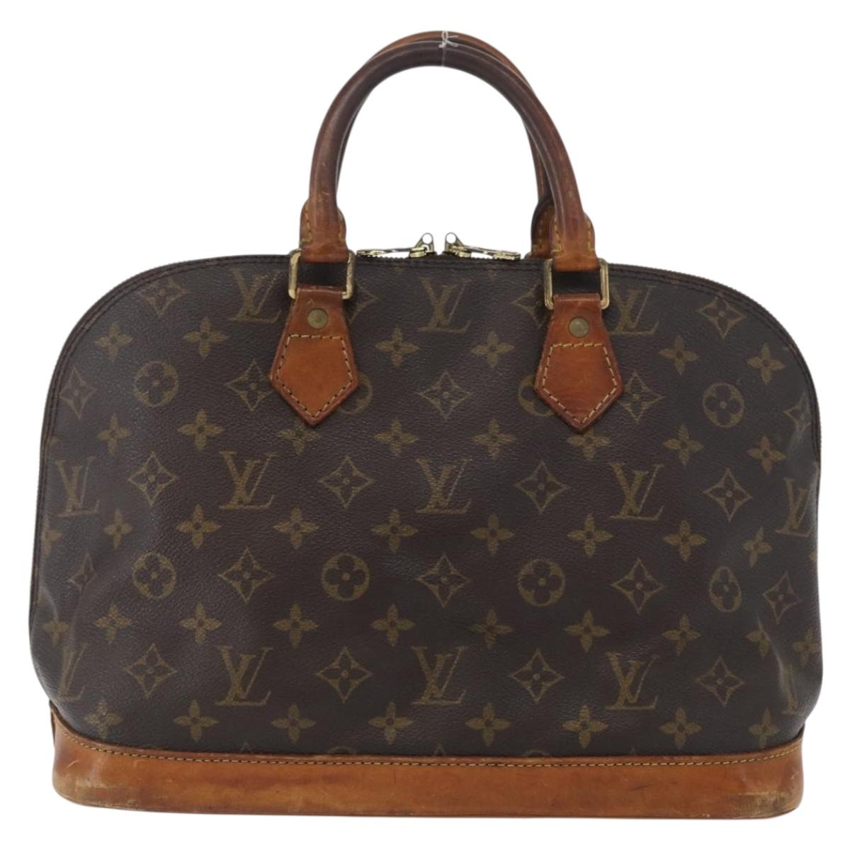 LOUIS VUITTON Monogram Alma Hand Bag M51130 LV Auth ka2547