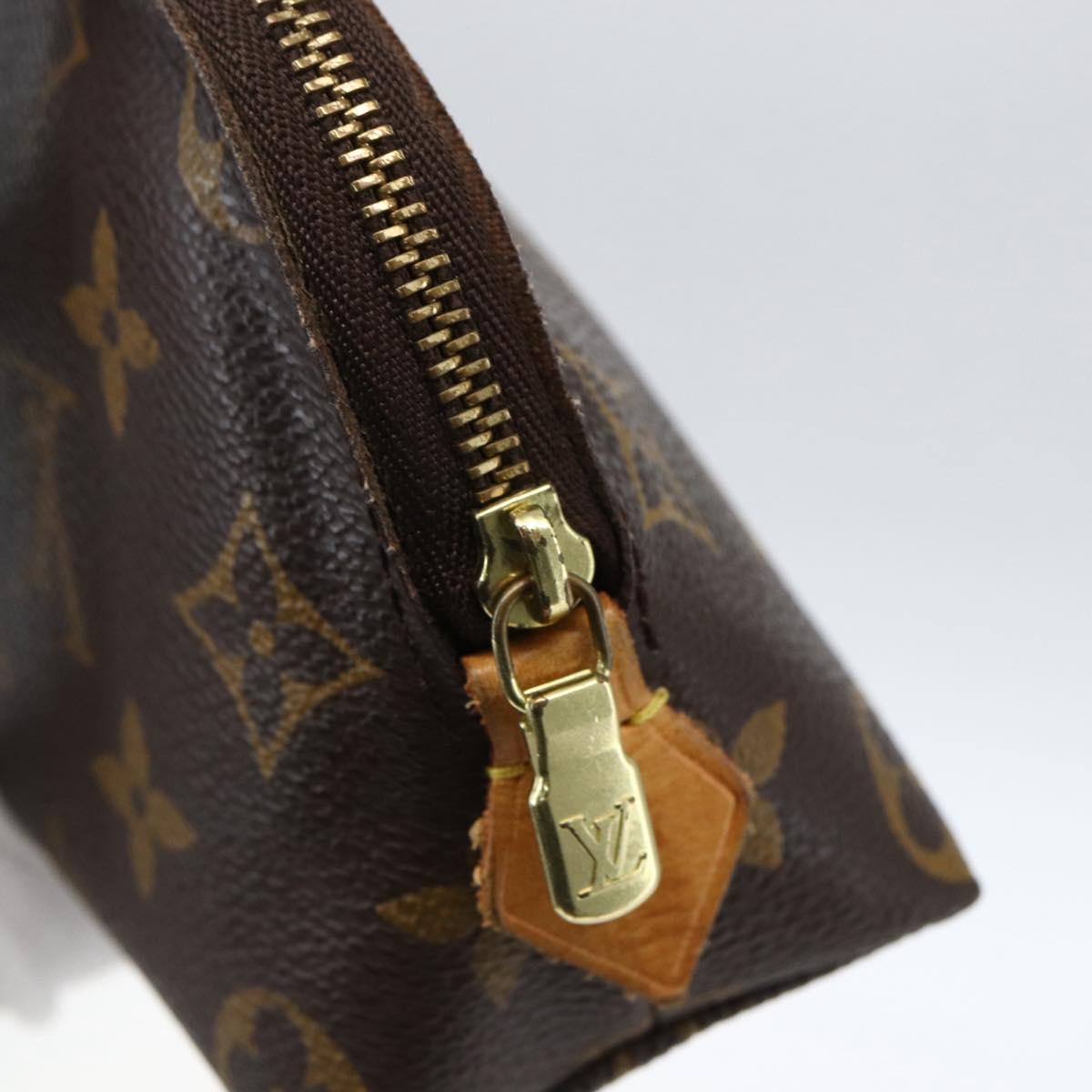 LOUIS VUITTON Monogram Pochette Cosmetic PM Pouch M43998 LV Auth ka2553