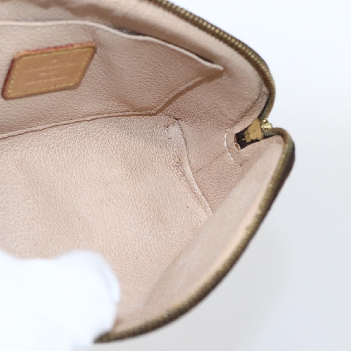 LOUIS VUITTON Monogram Pochette Cosmetic PM Pouch M43998 LV Auth ka2553