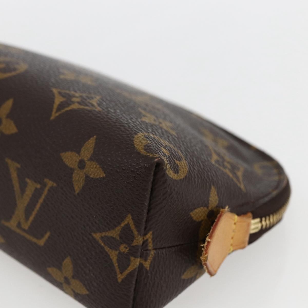 LOUIS VUITTON Monogram Pochette Cosmetic PM Pouch M43998 LV Auth ka2553