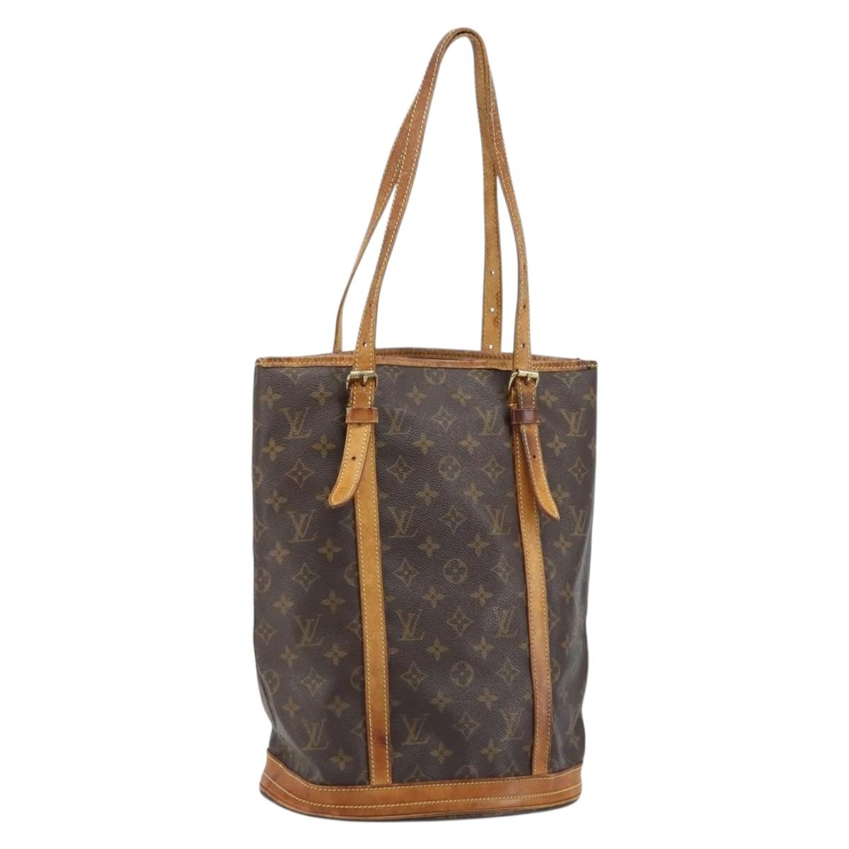 LOUIS VUITTON Monogram Bucket GM Shoulder Bag M42236 LV Auth ka2557