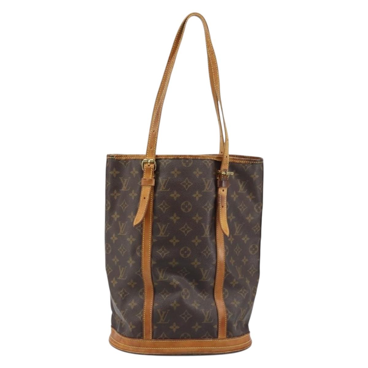 LOUIS VUITTON Monogram Bucket GM Shoulder Bag M42236 LV Auth ka2557