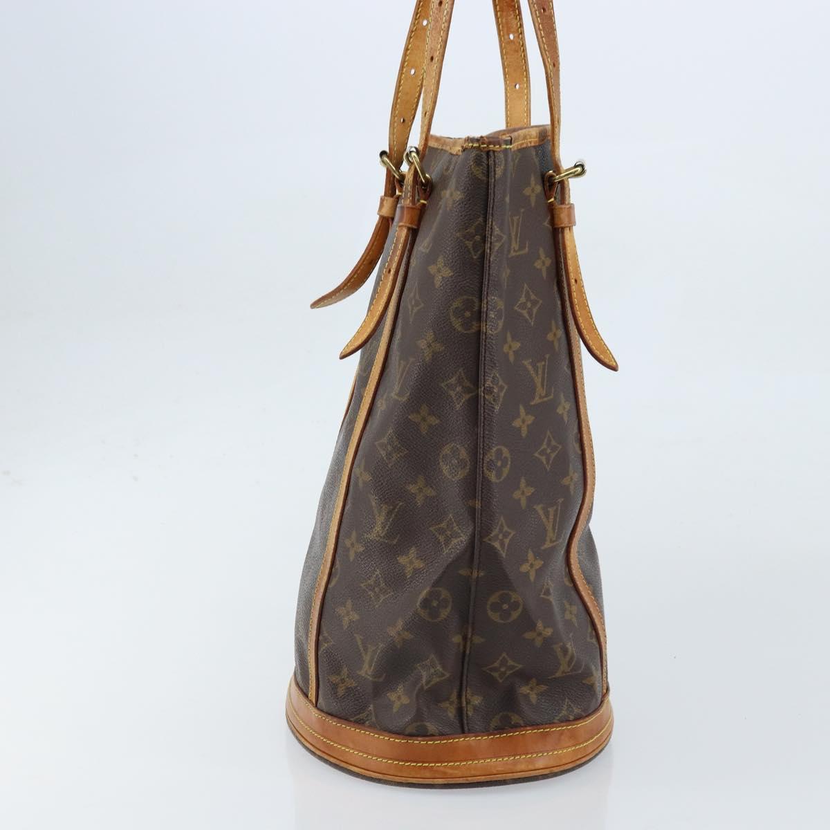 LOUIS VUITTON Monogram Bucket GM Shoulder Bag M42236 LV Auth ka2557