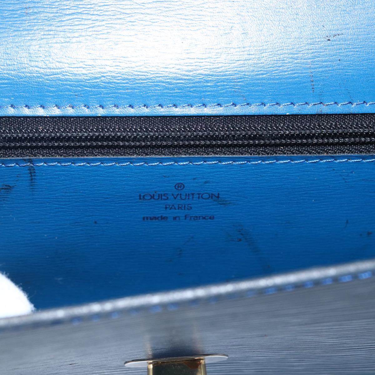 LOUIS VUITTON Epi Pochette Arche Shoulder Bag Blue M52575 LV Auth ka2567