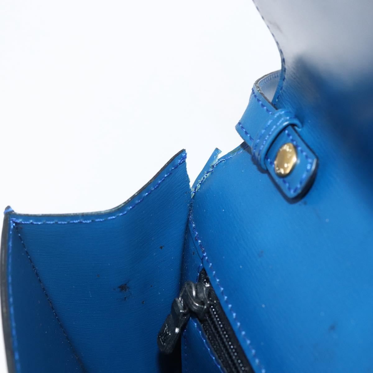 LOUIS VUITTON Epi Pochette Arche Shoulder Bag Blue M52575 LV Auth ka2567